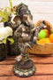 Ebros 13" Tall Hindu Dancing Ganesha Chaturthi in One Legged Yoga Pose Statue - Ebros Gift