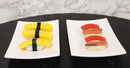 Ebros 15" L White Melamine Rectangular Serving Plate Dining Platter (SET OF 2) - Ebros Gift
