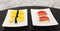 Ebros 15" L White Melamine Rectangular Serving Plate Dining Platter (SET OF 2) - Ebros Gift