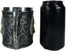 Ebros Alpha Gray Wolf Celtic Tribal Magic Resin 16oz Mug w/ Stainless Steel Rim