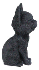 Ebros Sinister TeeHee Pets Grinning Black Cat Figurine 4"Tall Wild Kitten Statue
