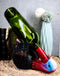 Ebros Festive Gobbler Wild Turkey Wine Holder Wine Bottle Caddy Figurine 9.5"L