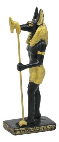 Egyptian God Of The Dead Mummy Anubis Dollhouse Miniature Statue Gods Of Egypt