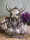 Ebros Warrior God Odin The Alfather Bust Statue 12"H Norse Viking God Odin Ruler Of Asgard Sculptural Figurine