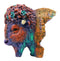 Ebros Gift Wild & Free Colorful American Bison Bust Figurine 7" H Multi Color