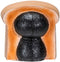 Ebros Furrybones Toasty Figurine in Bread Toast Costume 3 Inch Tall Collectible