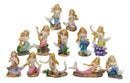 Colorful Nautical Ocean Coral Reef Siren Mermaids Miniature Figurine Set of 12