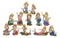 Colorful Nautical Ocean Coral Reef Siren Mermaids Miniature Figurine Set of 12