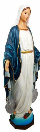 Ebros Catholic Church Our Lady of Grace With Miraculous Medal Figurine 16" Tall - Ebros Gift