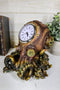 Steampunk Octopus Kraken Fighter With Tentacles Spores Table Clock Figurine