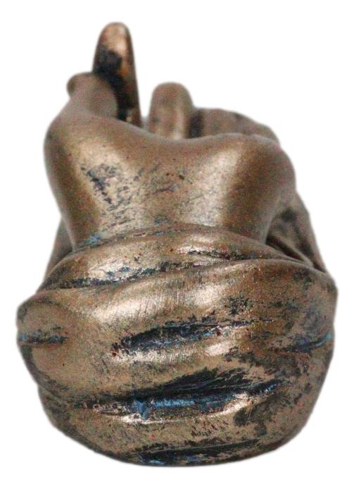 Feng Shui Yoga Zen Shunya Mudra Buddha Palm Hand Incense Burner Figurine