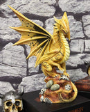 Ebros Desert Sand Element Adult Mother Dragon Statue Anne Stokes Figurine