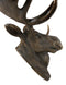 Western Rustic Wildlife Baron Bull Moose Elk Deer Taxidermy Wall Decor Plaque