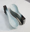 Pack Of 10 Artistic Designer Blue Black Ombre Ceramic Ladle Hook Soup Spoons