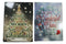 Set of 2 Holiday Festive Season Joyful Merry Christmas Greeting Sign Wall Decors