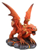 Ebros Gift Phoenix Fire Element Dragon Statue Anne Stokes Fantasy Figurine 4.5"H