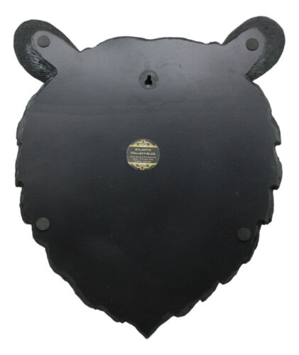 Large Roaring Black Bear Taxidermy Wall Decor 15.5"Tall Wildlife Ferocious Bear - Ebros Gift
