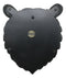 Large Roaring Black Bear Taxidermy Wall Decor 15.5"Tall Wildlife Ferocious Bear