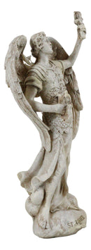 Ebros Archangel Saint Uriel Statue 5"H Light And Fire Of God Patron of Confirmation
