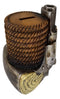 Ebros Western Rustic Revolver Six Shooter And Cowboy Ropes Piggy Coin Bank Figurine