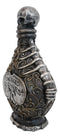 Ceramic Witchcraft Mad Doctor Skeleton Spine Powdered Bones Skull Potion Bottle