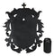 Ebros Large Medieval Heraldic Royal Lion Coat of Arms King Crown Shield Plaque