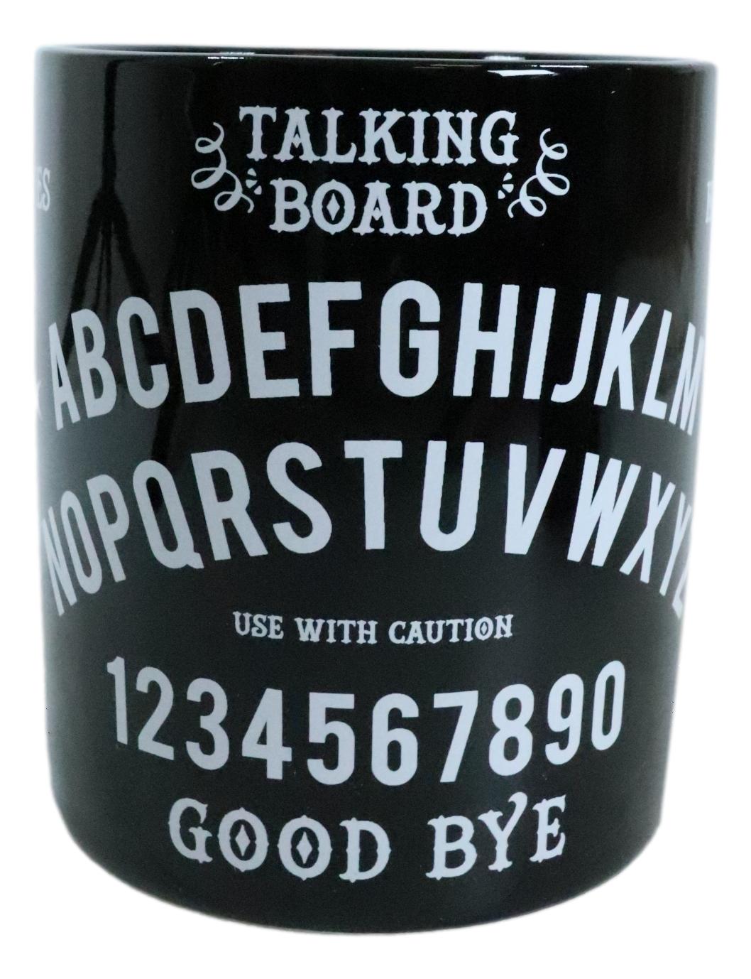 Black Wicca Occult Magic Spirit Talking Board Porcelain Coffee Mug 11Oz