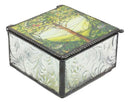 Ebros Louis Comfort Tiffany Northrop Tree of Life Stained Glass Art Jewelry Box