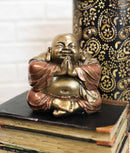 Meditating Praying Hotei Happy Buddha Figurine 4"H Buddhism Feng Shui Statue