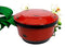 Ebros Japanese Restaurant Grade Red Ohitsu Rice Container Serving Bowl With Scoop
