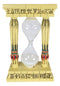 Ebros Gift Egyptian Memphis Palace Pillar Hieroglyphs Column Sandtimer Desktop Figurine