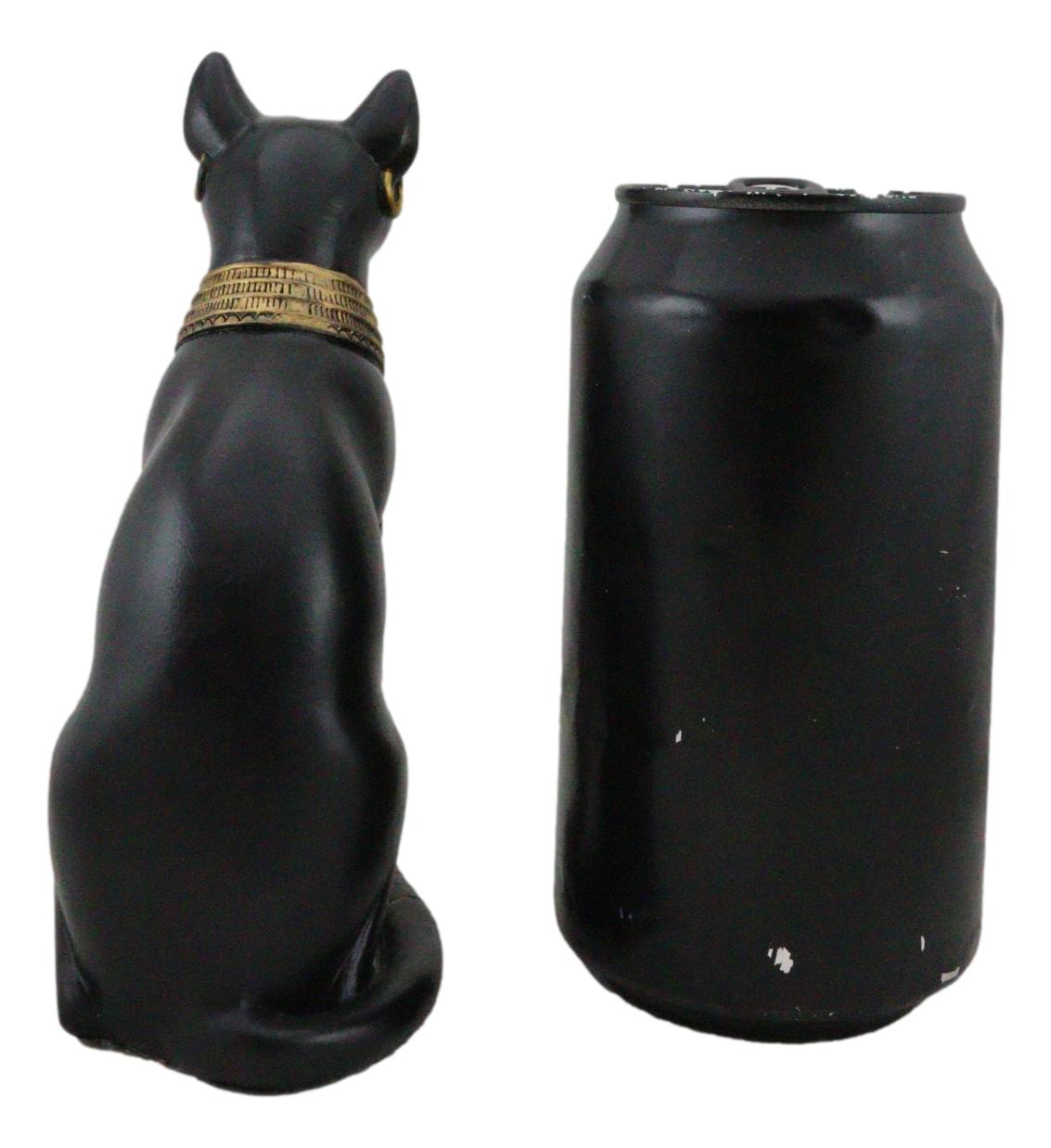 Egyptian Ancient God Deity Small Bastet Figurine Ubasti Bast Cat Motherhood Home