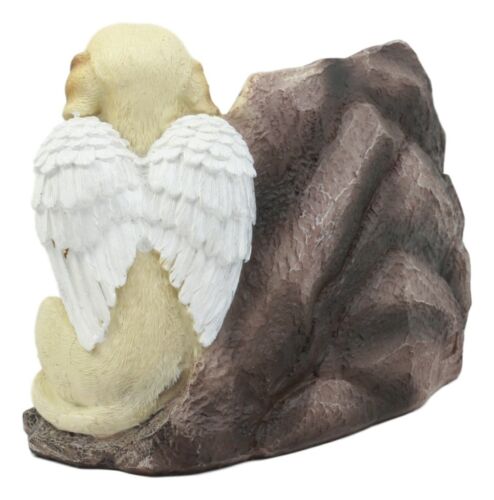 Ebros in Memory of A Loyal Friend Labrador Retriever Dog with Angel Wings Statue 8.5" Long - Ebros Gift