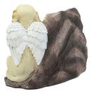 Ebros in Memory of A Loyal Friend Labrador Retriever Dog with Angel Wings Statue 8.5" Long