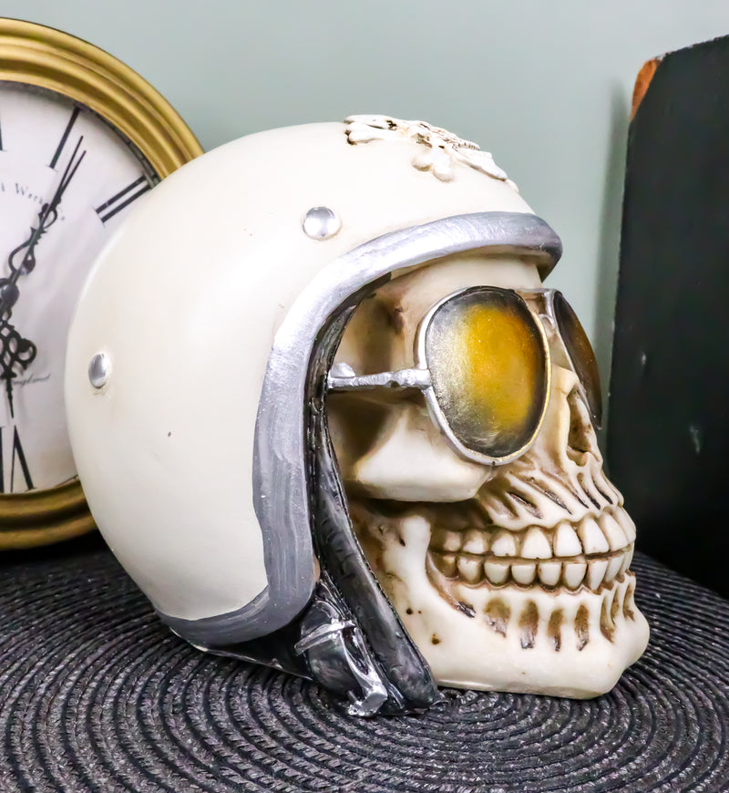 fighter pilot aviator motorcycle helmet UNDERWRAPS All items may receive a complete replacement unit Aviation Airman Fighter Pilot Helmet