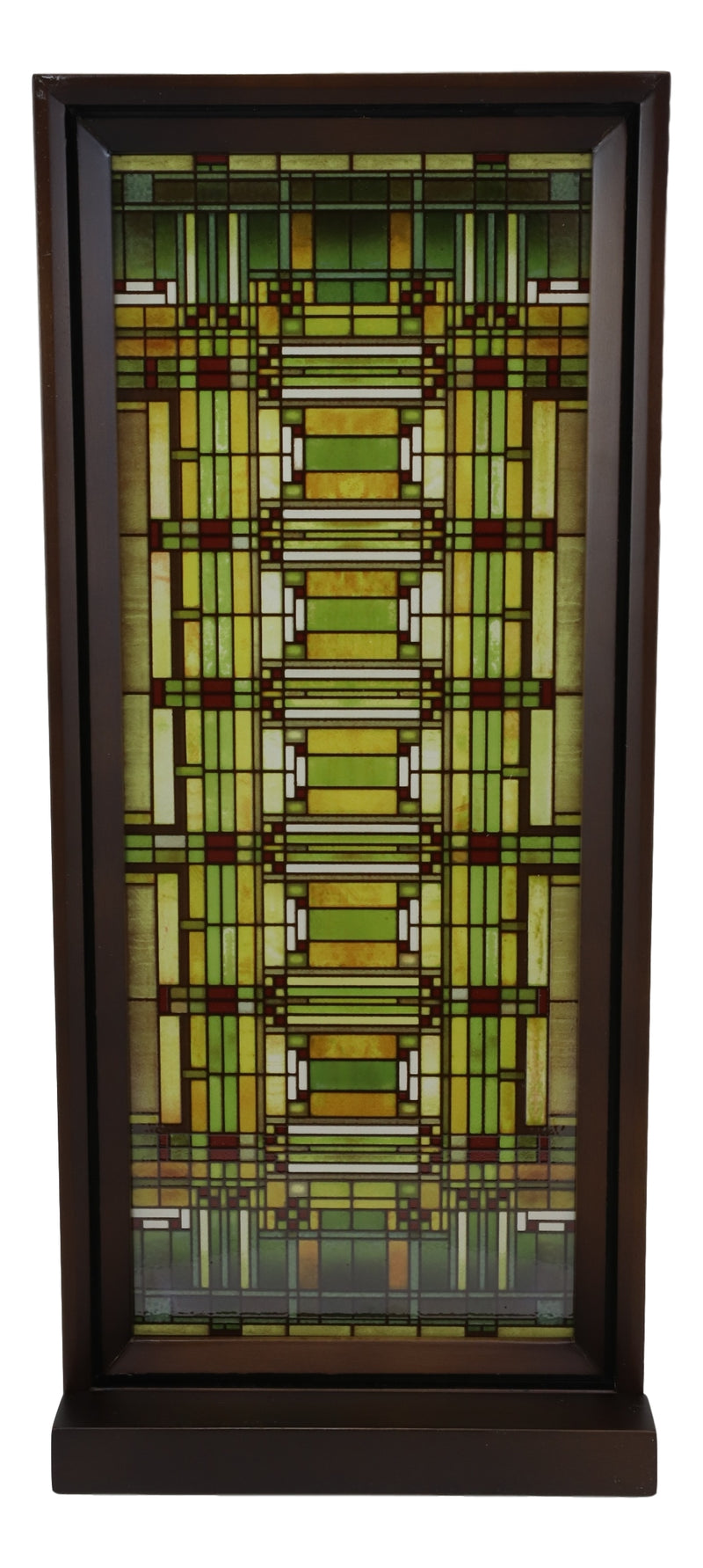 Ebros Frank Lloyd Wright Oak Park Studio Sky Stained Glass Desktop Or Wall Plaque