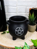 Black Pentagram Cauldron Terracotta Succulent Plant Planter Pot Or Pen Holder