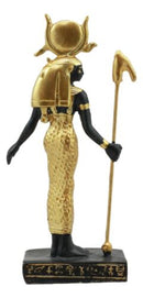 Egyptian Goddess Of Motherhood Hathor Dollhouse Miniature Statue Gods Of Egypt