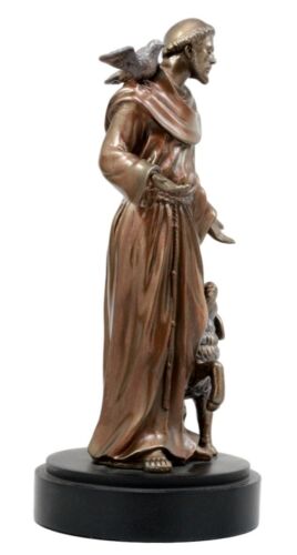 Ebros Holy Catholic Saint Francis Of Assisi Figurine 7.5"H Devoted Monk Patron Of Animals & Environment - Ebros Gift