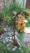 Ebros Aluminum Tropical Dragonfly Rain Gauge Garden Stake
