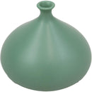 Ebros Teco Art Pottery by Frank Lloyd Wright Matte Glaze Vase (Kiss - Green)