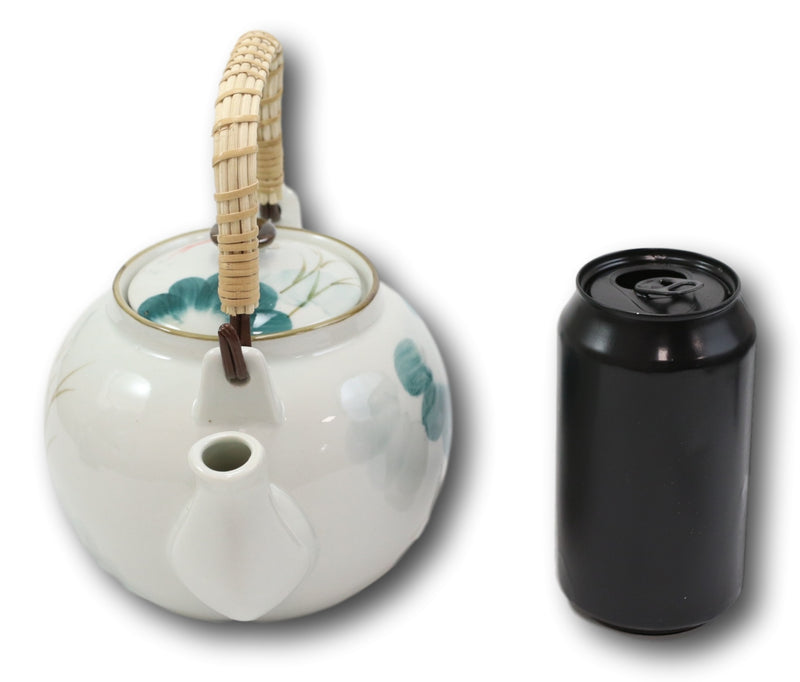 Feng Shui Yin Yang Koi Fish Pair In Lily Pond Ceramic Tea Pot 38oz Teapot Decor