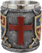 Ebros Lion And Fleur De Lis Coat Of Arms Crusader Knight Drinking Mug Cup Decor
