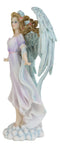 Ebros Seraphim Lavender Cherubim Heaven Glory Angel Decorative Statue 11.75"H