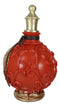 Wicca Spiritual Triple Moon Goddess With Pentacle Red Faux Potion Bottle Decor