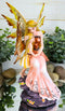 Ebros "Motherhood" Daisy Fairy Mother Embracing Daughter Statue Fairy Garden Fantasy Collector Figurine