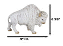 Ebros Gift Native American Sacred White Bison Buffalo Decorative Resin Figurine 8.75" Long