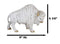 Ebros Gift Native American Sacred White Bison Buffalo Decorative Resin Figurine 8.75" Long