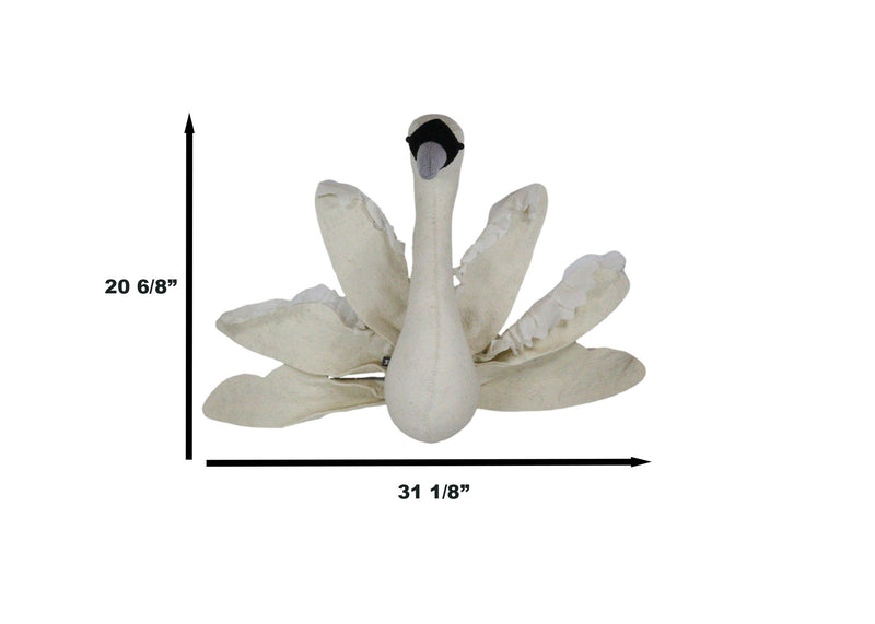 Ebros Fiona Walker England Handmade Organic Baby Winged Swan Head Wall Decor