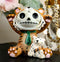 Furry Bones Figurine 2.5"Tall Tigrr Tiger With Green Tie Voodoo Skeleton Monster